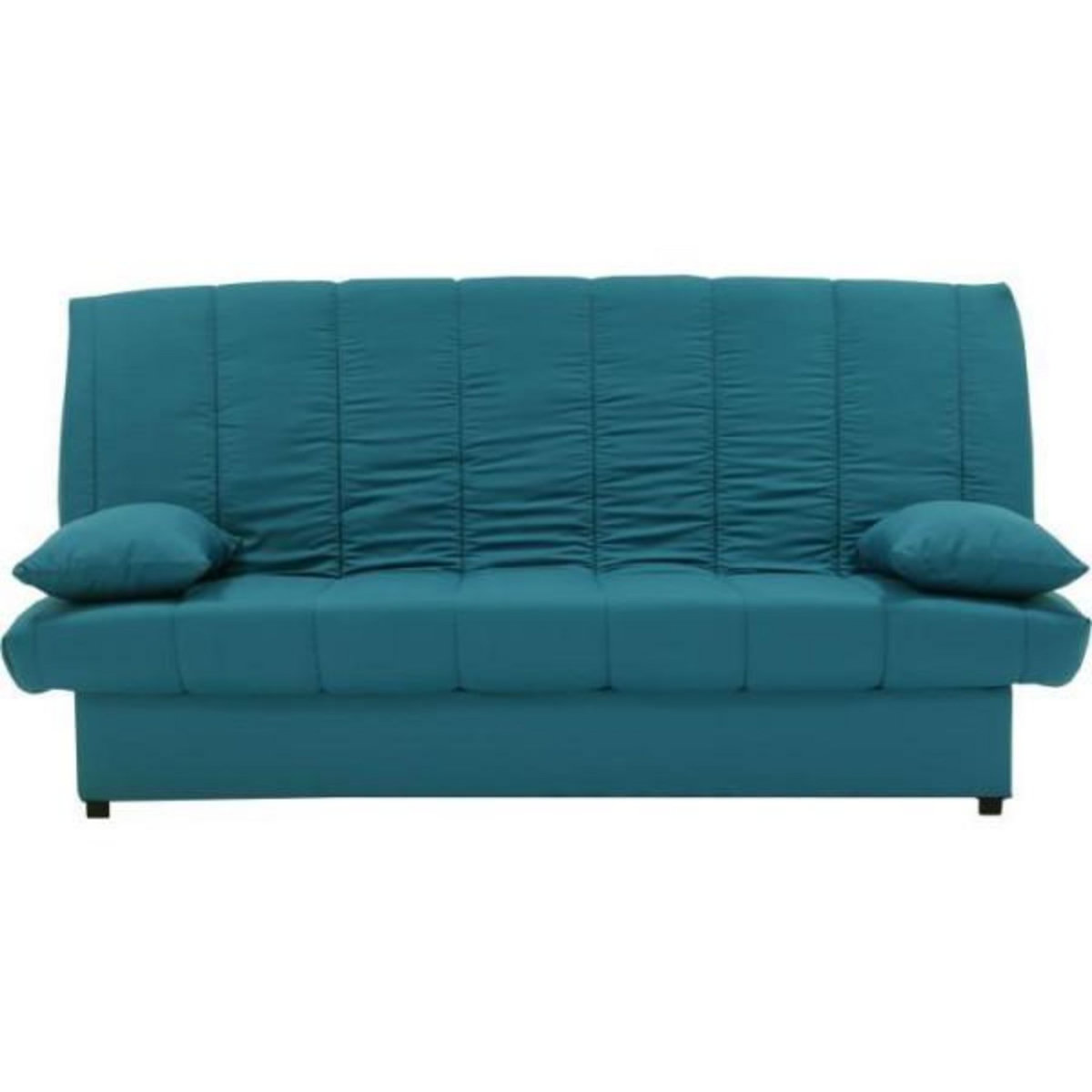 MARKET24 Banquette clic clac 3 places - Bleu canard - L 190 x P92 cm - MILA