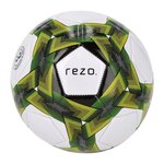 Ballon de football - REZO - PVC - Taille 3 - Jaune bicolore - Résistant