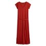 Voir la diapositive 3 : IN EXTENSO Robe longue ceinturée rouge brique femme