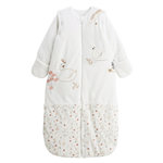 Petit Béguin Turbulette d'hiver en velours avec manches amovibles et jambes séparables Perle. Coloris disponibles : Beige