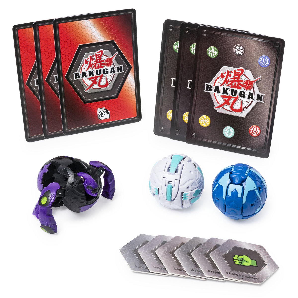 SPIN MASTER Starter Pack figurine Haos Hydorous + cartes - Bakugan Battle Planet