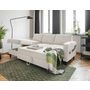 Voir la diapositive 4 : BEST MOBILIER Molly - canapé d'angle gauche 4 places convertible avec coffre en tissu