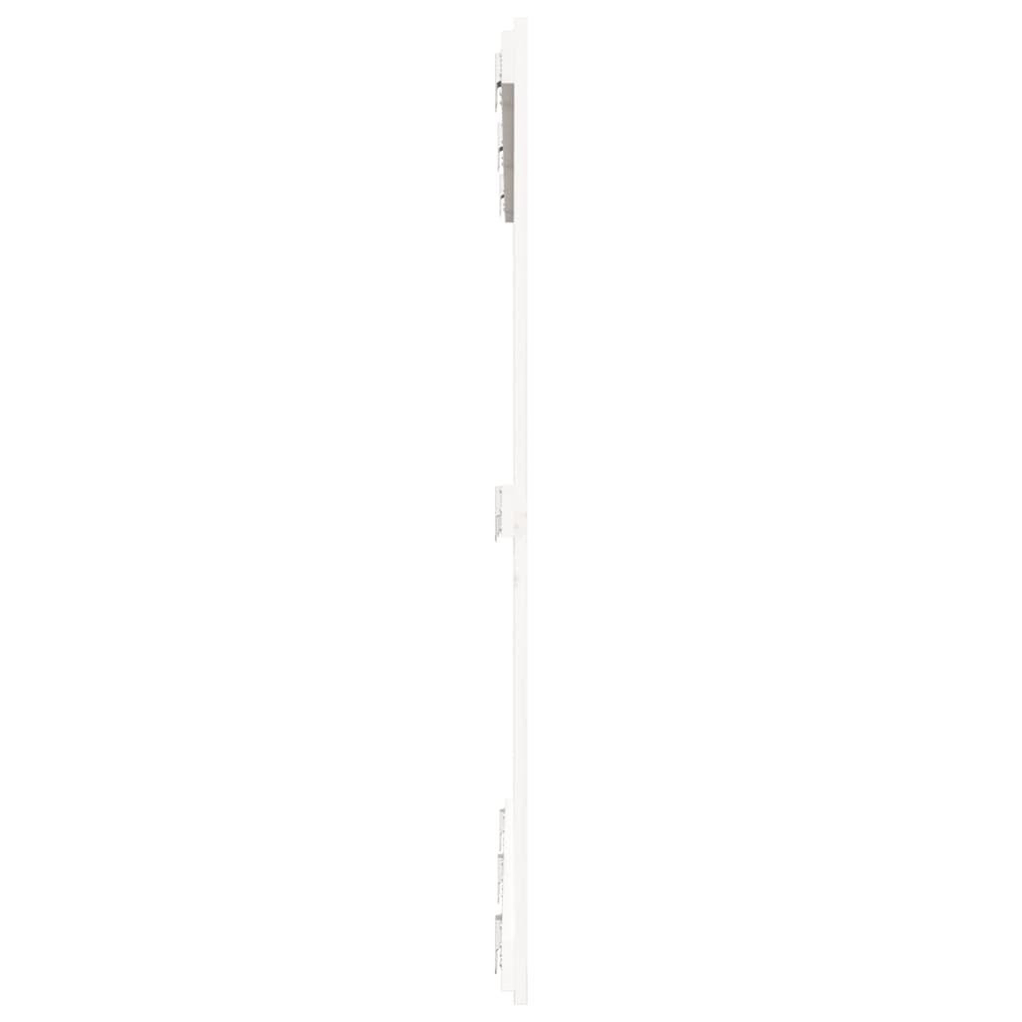Voir la diapositive 5 : VIDAXL Tete de lit murale Blanc 140x3x110 cm Bois massif de pin