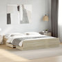 Voir la diapositive 1 : VIDAXL Cadre de lit avec tiroirs sans matelas chene sonoma 200x200 cm