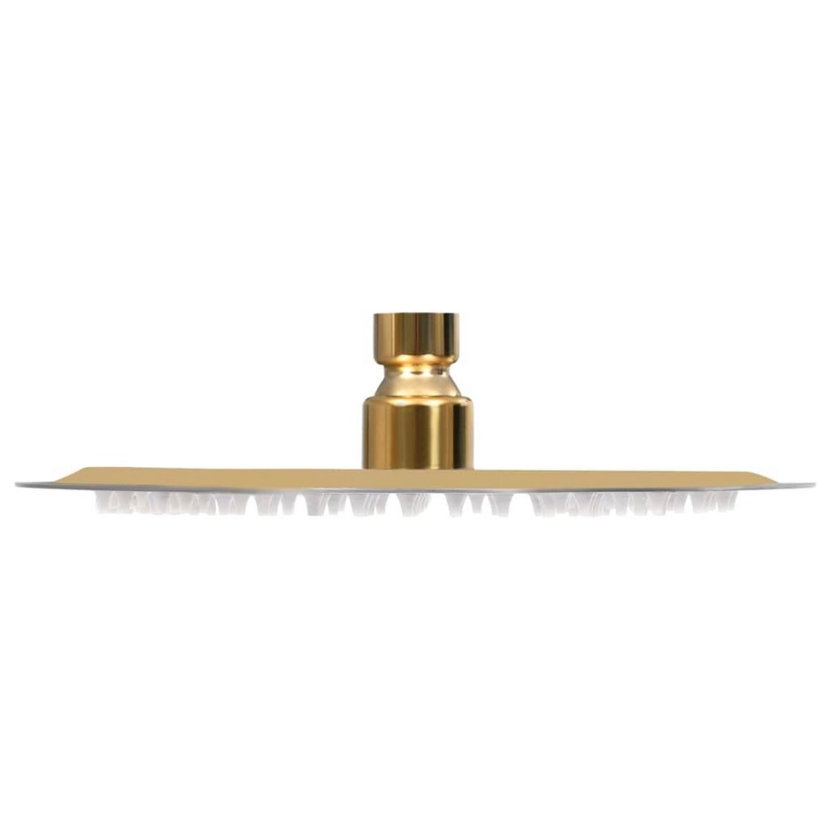 VIDAXL Pomme de douche pluie Acier inoxydable 20 cm Ronde Dore