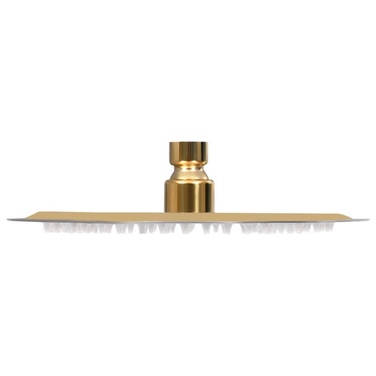 VIDAXL Pomme de douche pluie Acier inoxydable 20 cm Ronde Dore