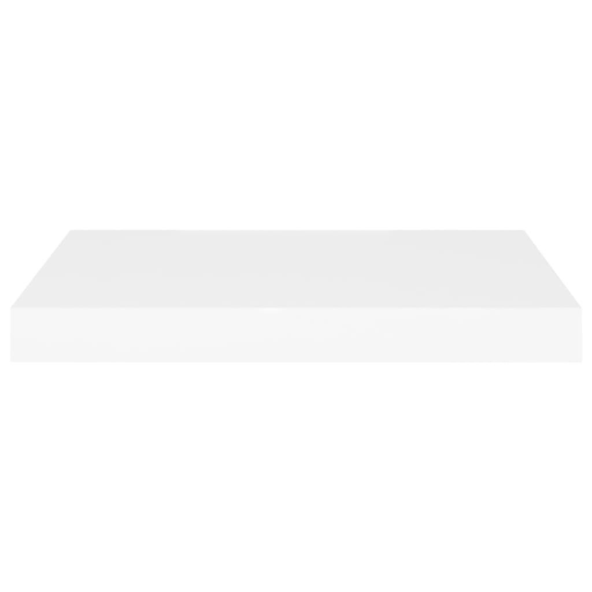 Voir la diapositive 5 : VIDAXL Etageres murales flottantes 4 pcs Blanc 50x23x3,8 cm MDF
