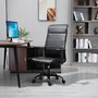 Voir la diapositive 2 : VINSETTO Vinsetto Fauteuil de bureau manager ergonomique pivotant 360° hauteur assise réglable revêtement synthétique PU noir