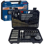 BOSCH Bosch Professional 103 pieces Jeu de forets et d'embouts (bois, la pierre et le métal, accessoires outils de perçage et de vis