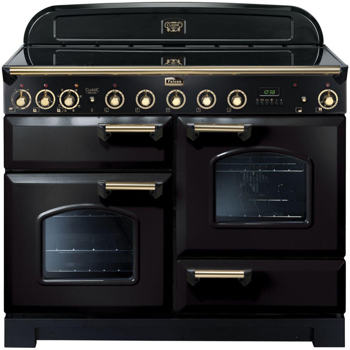 Falcon Piano de cuisson induction DELUX110 INDUC NOIR LAITON