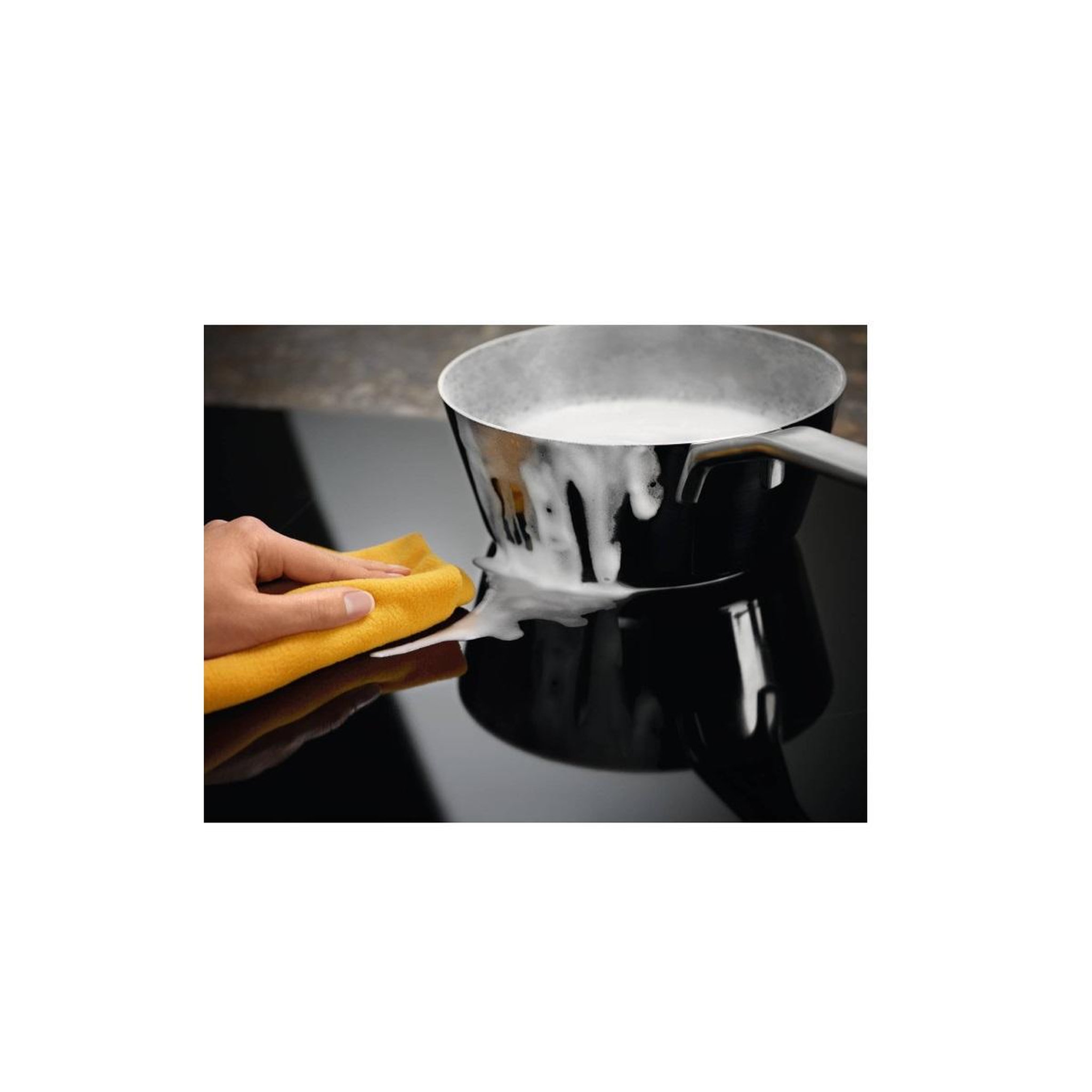 Voir la diapositive 5 : ELECTROLUX Table de cuisson induction 60cm 4 feux 7350w noir - eiv66453i