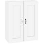 Voir la diapositive 2 : VIDAXL Armoire murale suspendue Blanc brillant 69,5x32,5x90 cm
