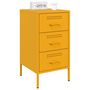 Voir la diapositive 3 : VIDAXL Tables de chevet 2 pcs jaune moutarde 36x39x68 cm acier