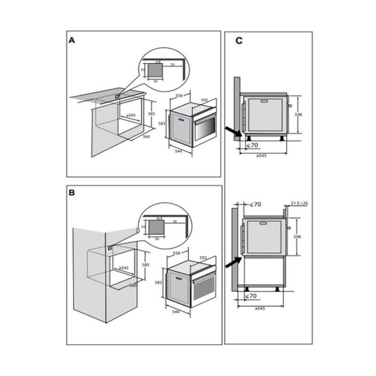 De Dietrich Four encastrable De Dietrich DOP4334B