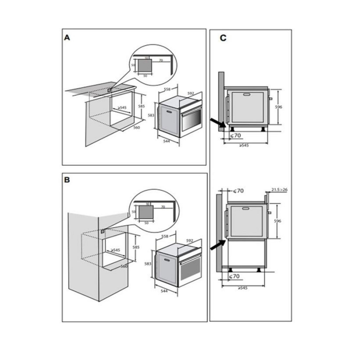 De Dietrich Four encastrable De Dietrich DOP4334B