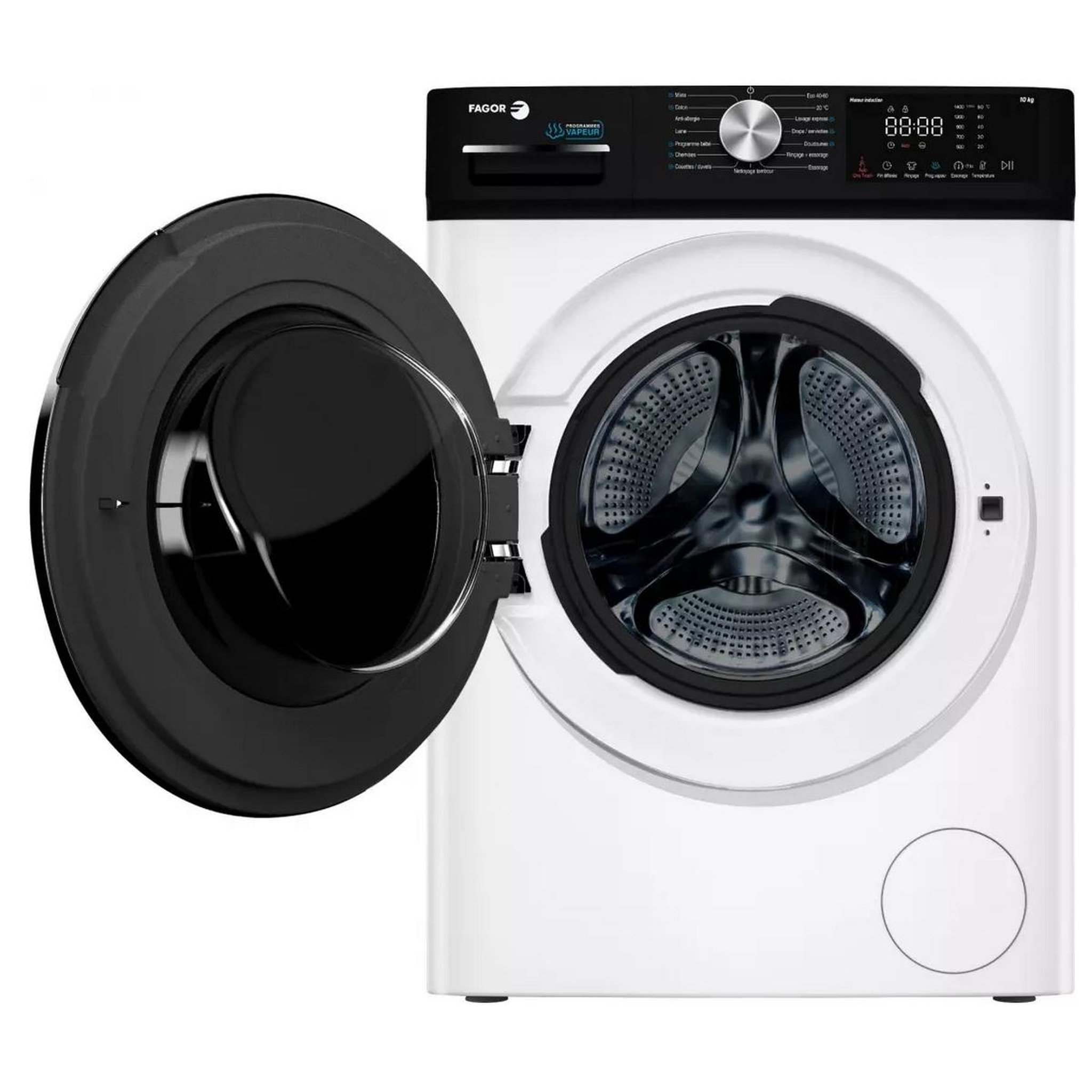 Voir la diapositive 4 : Fagor Lave-linge frontal 10kg 1400 tours/min - flf1014aitw