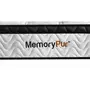 MemoryPur Ensemble matelas 30cm accueil mémoire de forme et Latex + ressorts ensachés + sommier 160x200cm ECLIPSE