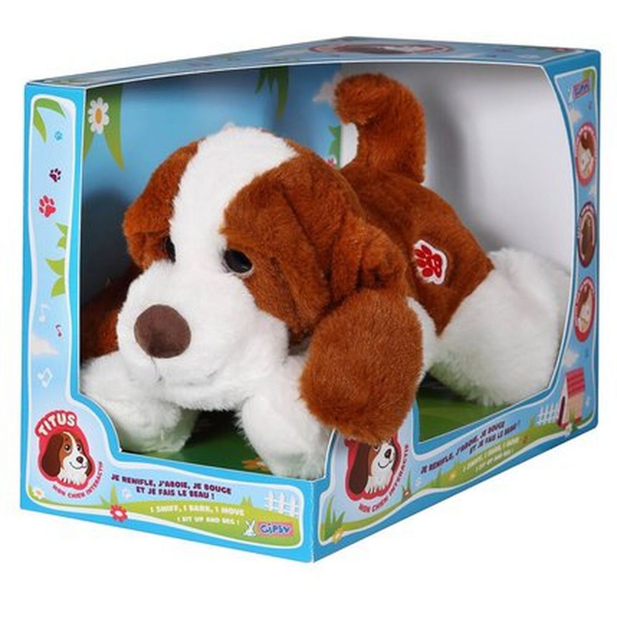 GIPSY Peluche - Titus mon chien interactif