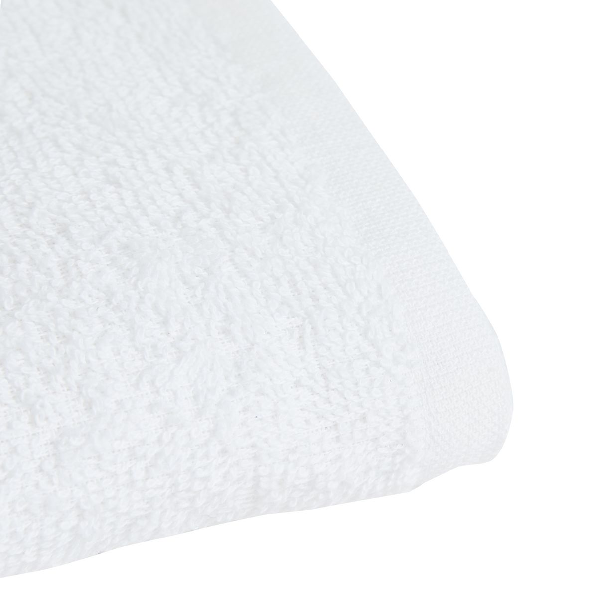 POUCE Serviette invitée unie en coton bouclé 300 gr/m2