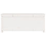 Voir la diapositive 5 : VIDAXL Boîte de rangement Blanc 110x50x45,5 cm Bois massif de pin