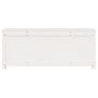 Voir la diapositive 5 : VIDAXL Boîte de rangement Blanc 110x50x45,5 cm Bois massif de pin
