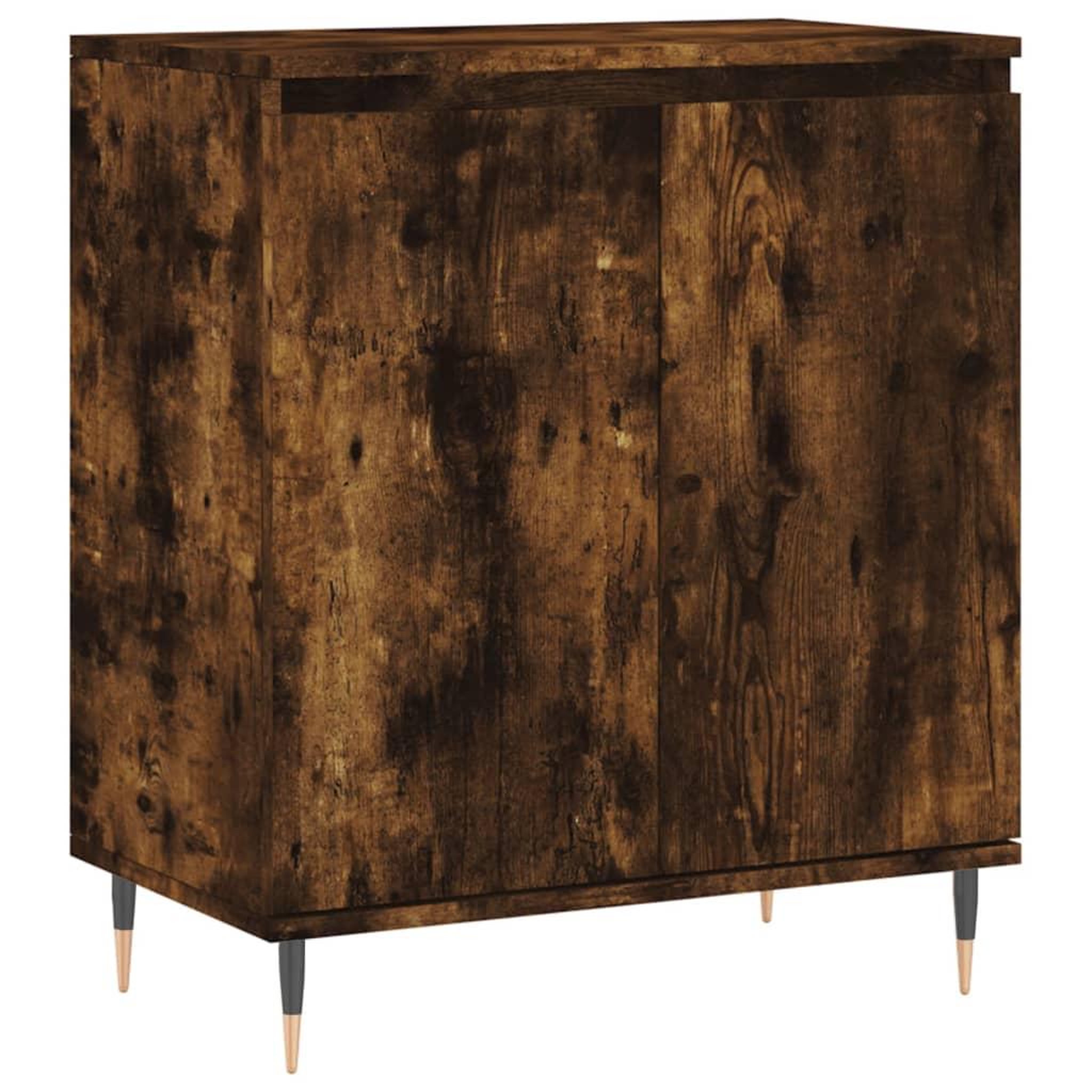 Voir la diapositive 2 : VIDAXL Buffet Chene fume 60x35x70 cm Bois d'ingenierie
