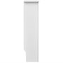 Voir la diapositive 3 : VIDAXL Cache-radiateur 152 cm MDF Blanc