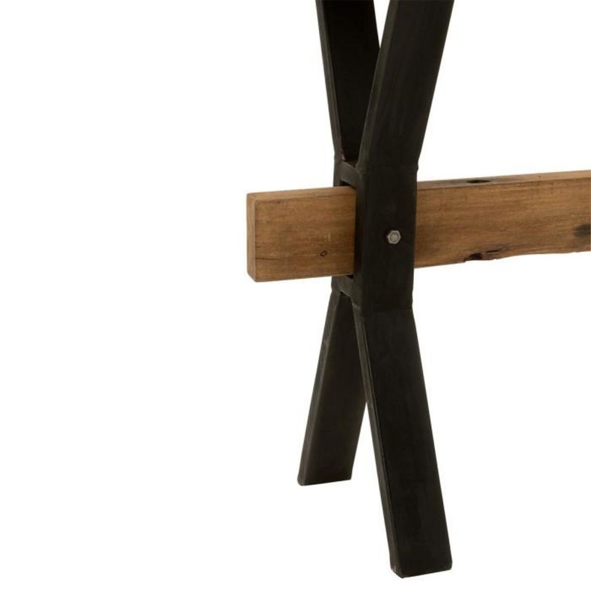 Paris Prix Console en Bois Vieilli  Fannie  120cm Marron