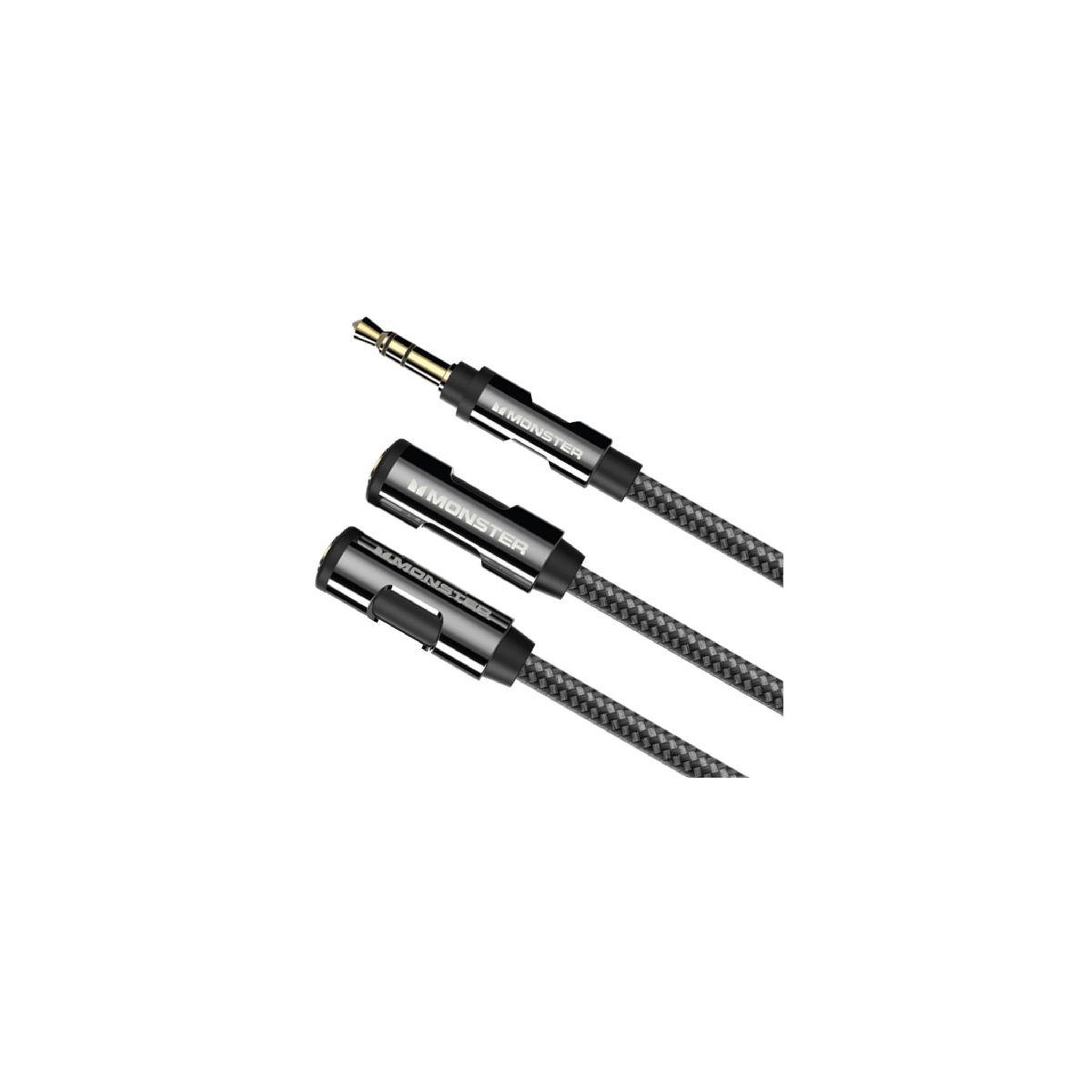Voir la diapositive 2 : Monster Cable Câble Jack REPARTITEUR JACK 3.5 MM M/2F 0.15M
