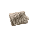 Paris Prix Plaid Flanelle en Relief  Mini Frosty  125x150cm Taupe