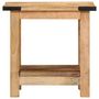 Voir la diapositive 2 : VIDAXL Table d'appoint 40x30x40 cm bois massif de manguier brut