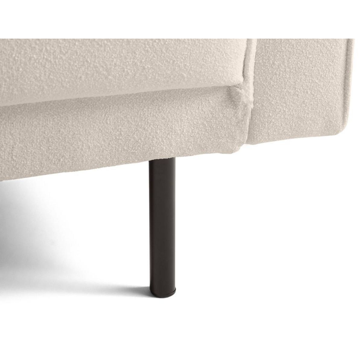 LISA DESIGN Charlie - fauteuil - pieds hauts - en tissu