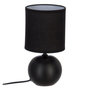 Voir la diapositive 1 : ATMOSPHERA Lampe à Poser Céramique  Boule  25cm Noir