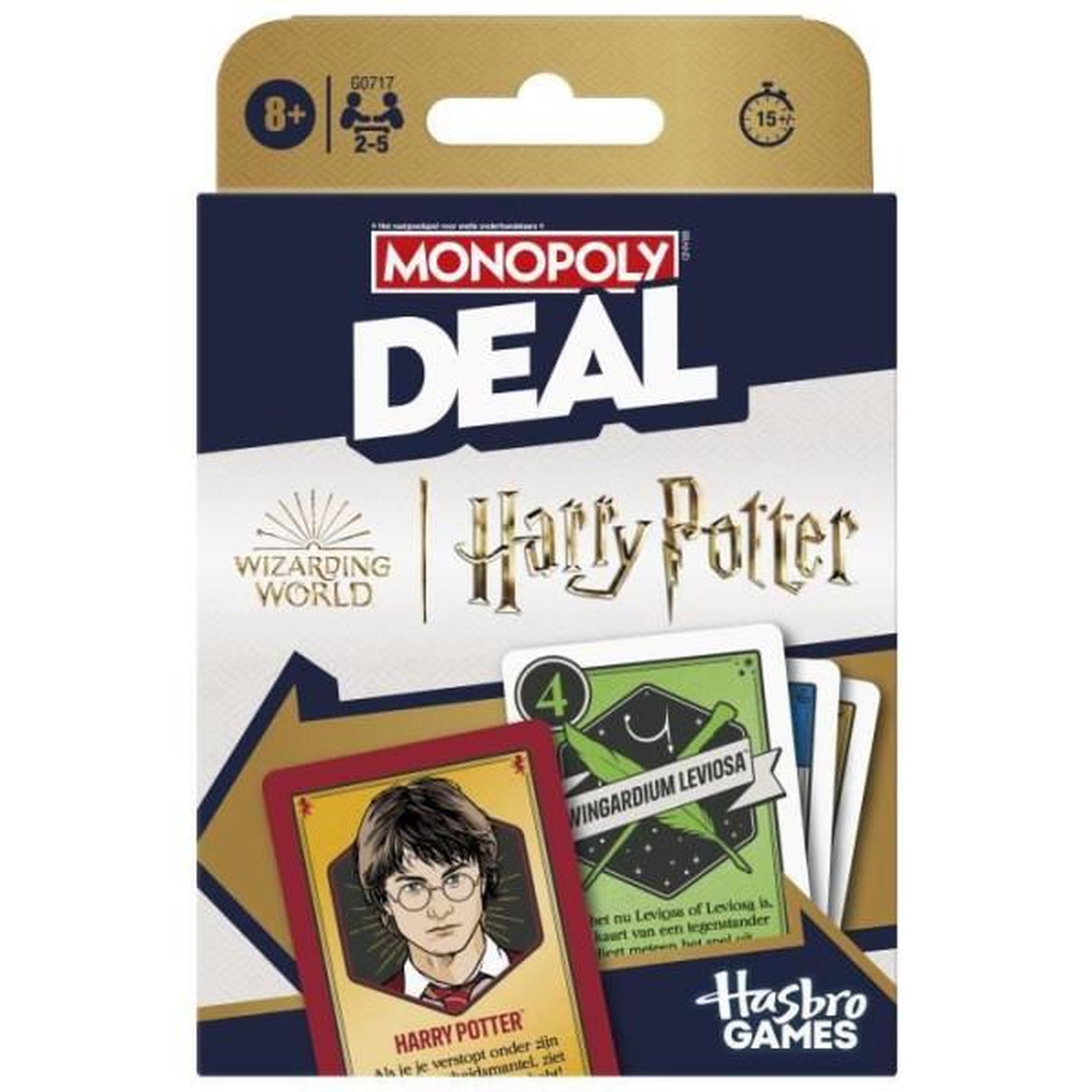 HASBRO Monopoly Deal Harry Potter, Jeu de cartes rapide 15 min, Hasbro Games, Des 8 ans