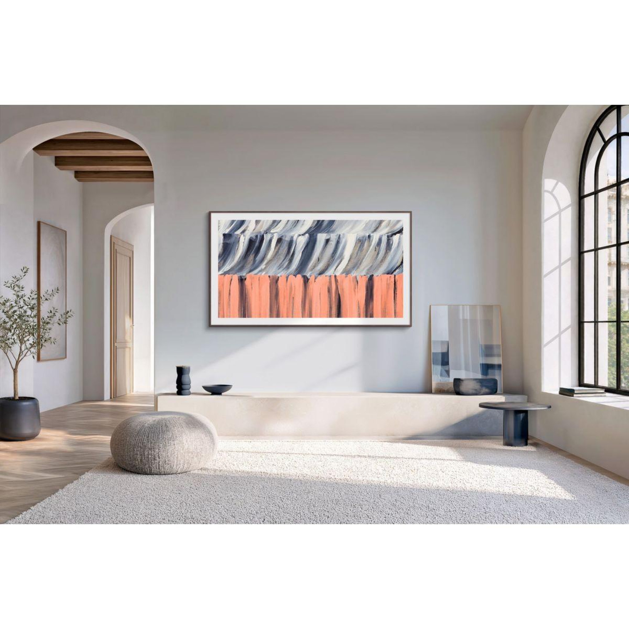 Voir la diapositive 2 : Samsung Tv qled the frame 43ls03he (2026) 43  (108 cm) 4k ultra hd - mode art (effet tableau), smart tv, anti-reflet
