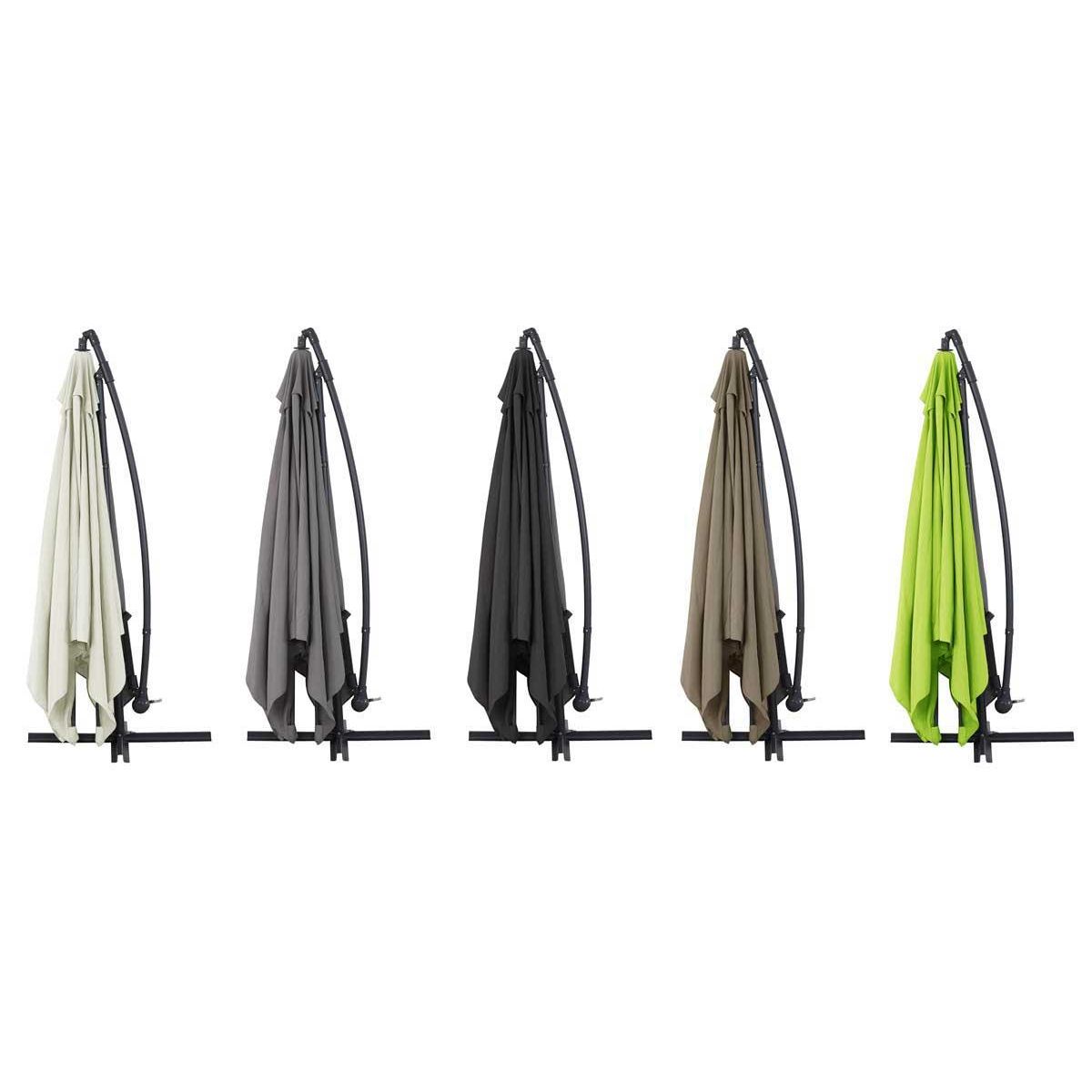 Habitat et Jardin Parasol jardin déporté  Alu  Ilios 3  - Carré - 3 x3 m - Vert