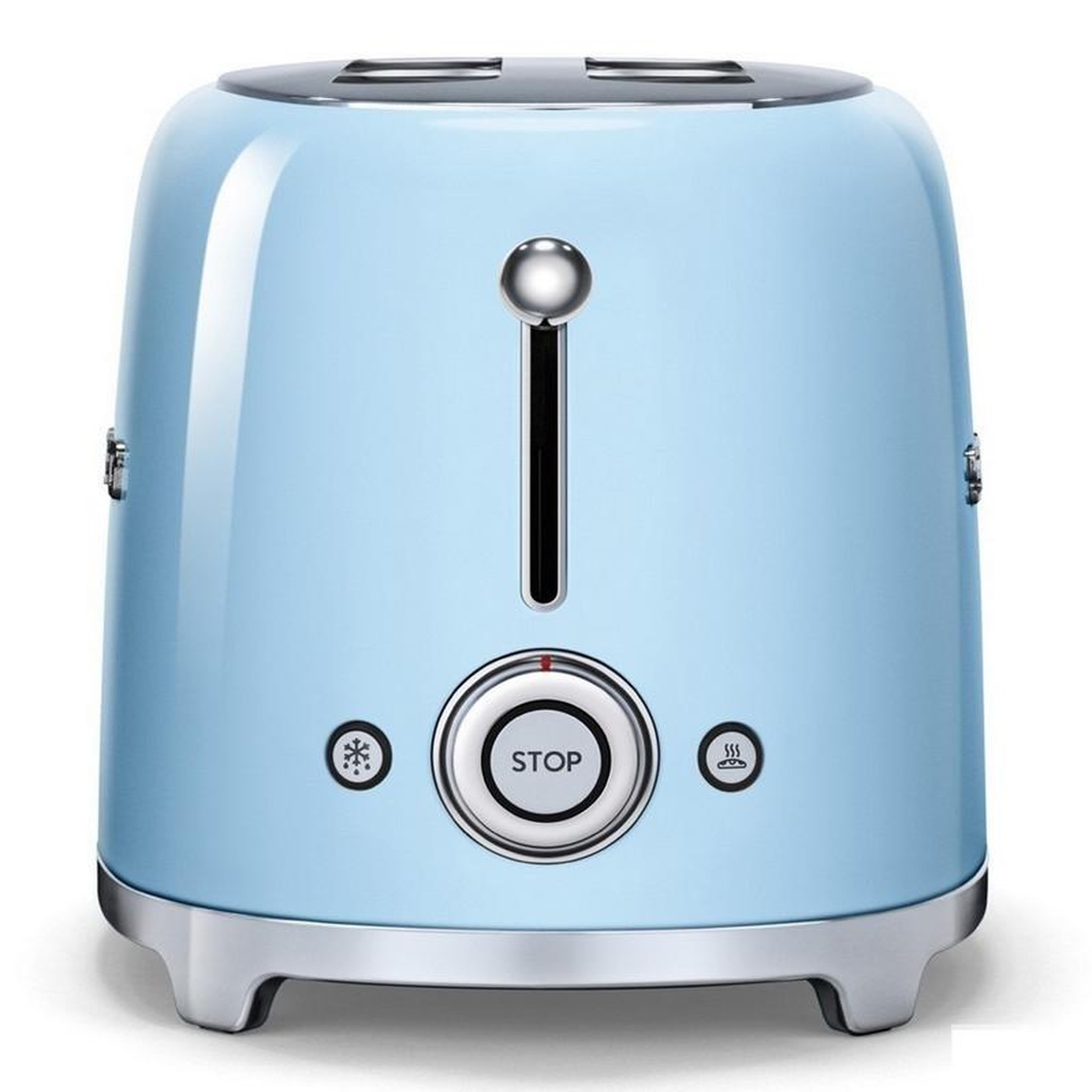 Voir la diapositive 6 : SMEG Grille-pain tsf02pbeu bleu azur