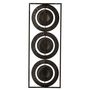 Voir la diapositive 2 : Paris Prix Décoration Murale en Métal  3 Cercles  74cm Noir