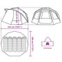 Voir la diapositive 6 : VIDAXL Tente de peche 5 personnes camouflage impermeable