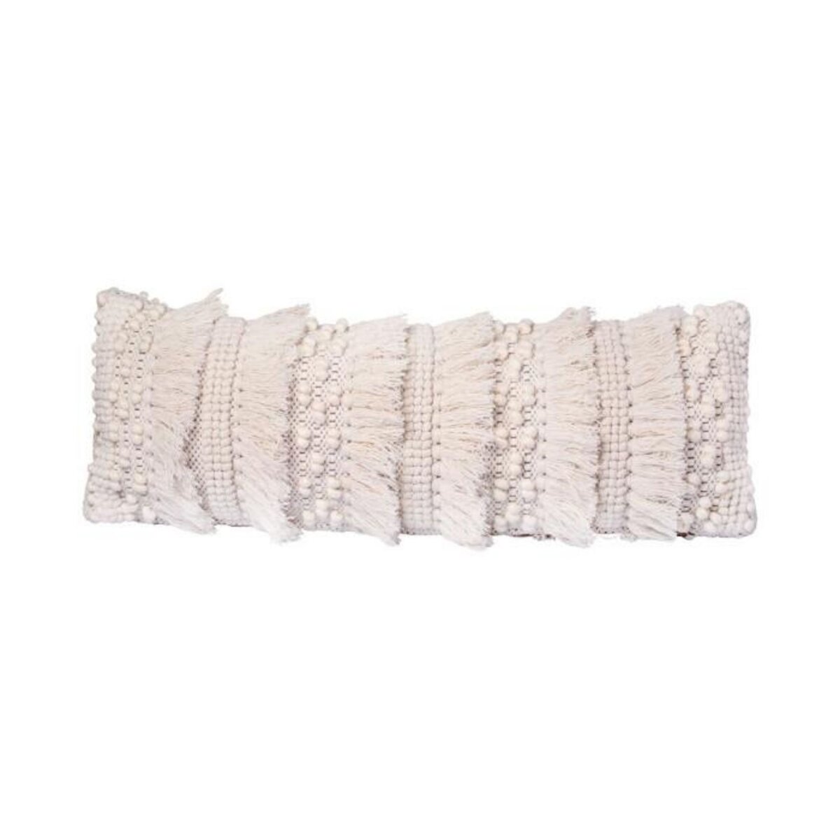 Paris Prix Coussin Tissé à la Main  Bohist II  35x95cm Naturel