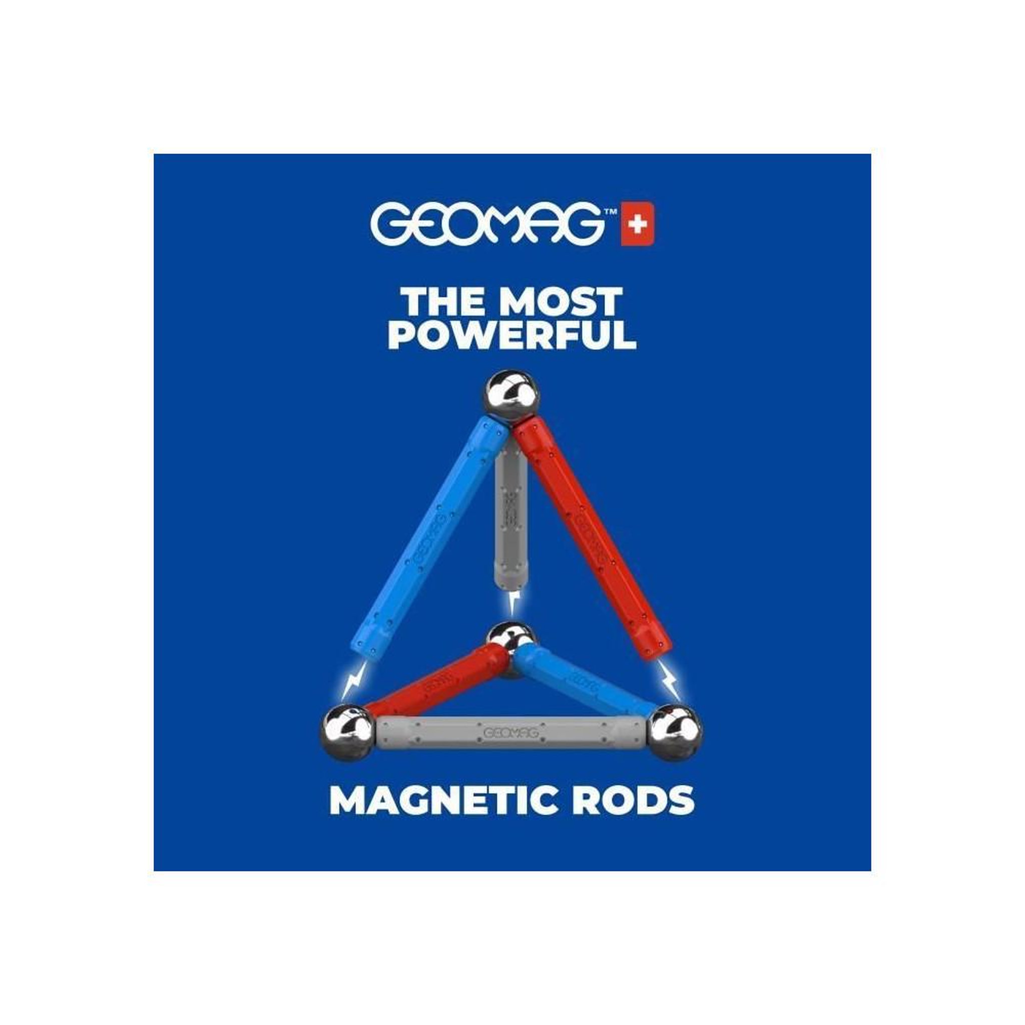 Voir la diapositive 5 : Geomag Jeu de construction magnétique - GEOMAG - Classic Panels - Navette NASA - 70 pieces - Magnétique - Des 3 ans