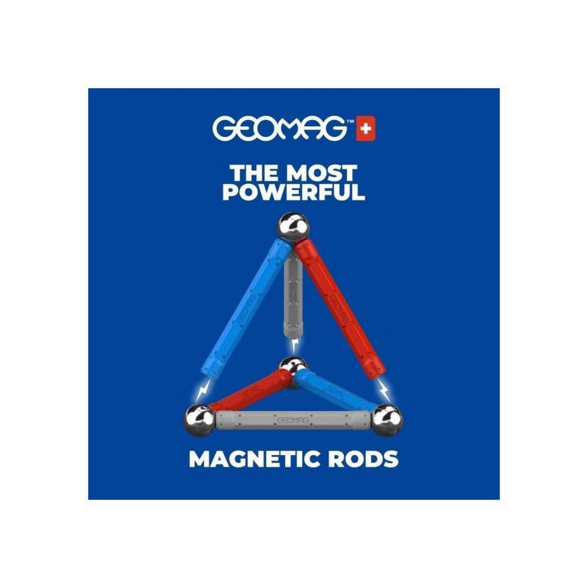 Geomag Jeu de construction magnétique - GEOMAG - Classic Panels - Navette NASA - 70 pieces - Magnétique - Des 3 ans