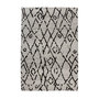 Voir la diapositive 1 : Paris Prix Tapis Jacquard Rétro  River  Gris & Noir