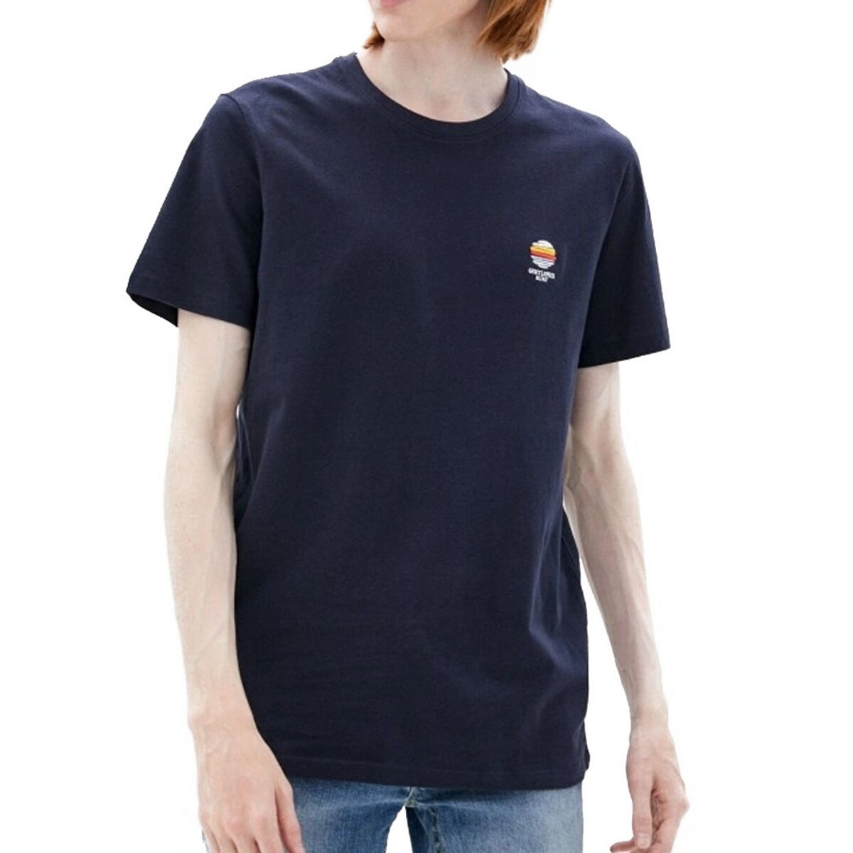  T-shirt Marine Homme Selected Fate