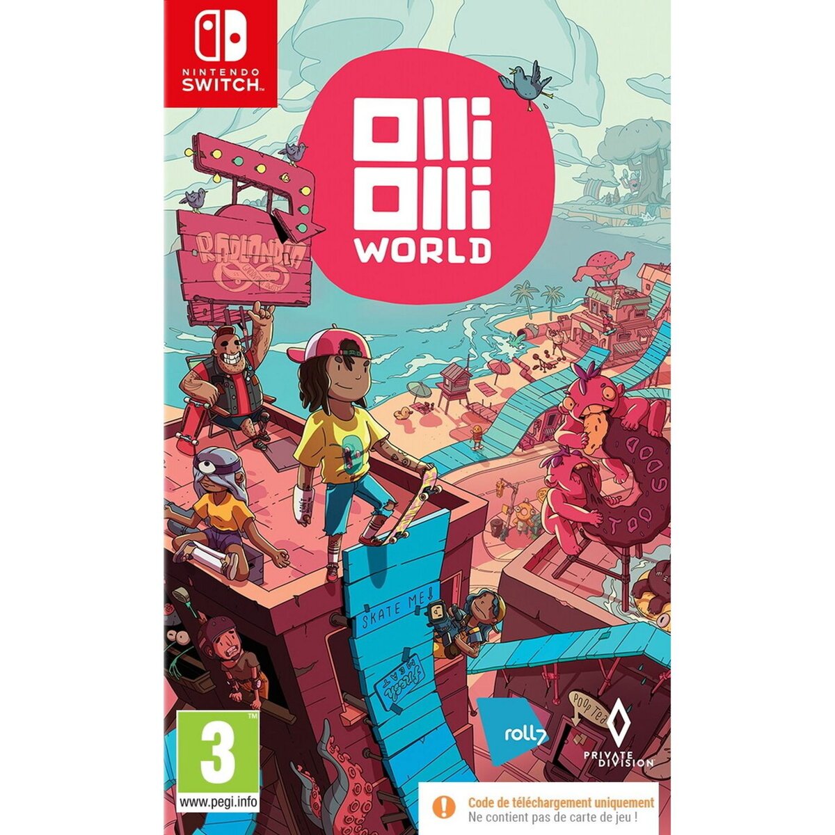 OlliOlli World - Code de Téléchargement Nintendo Switch
