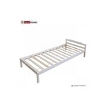 HomeStyle4U Lit Simple Blanc 90x200