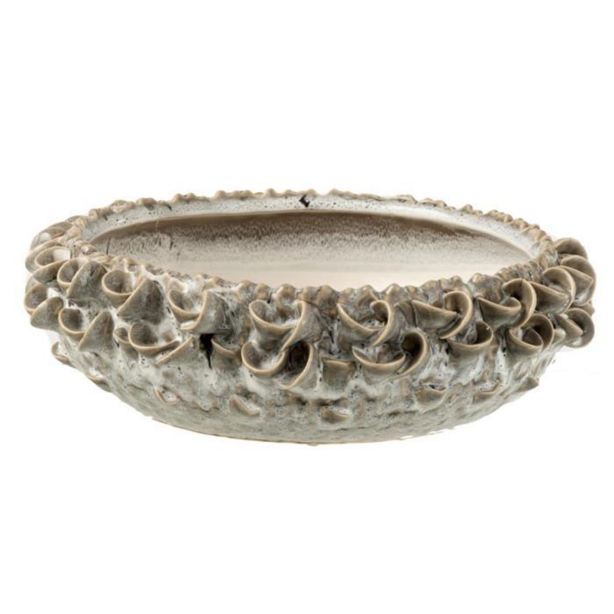 Paris Prix Coupelle Ronde en Céramique  Vida  28cm Gris