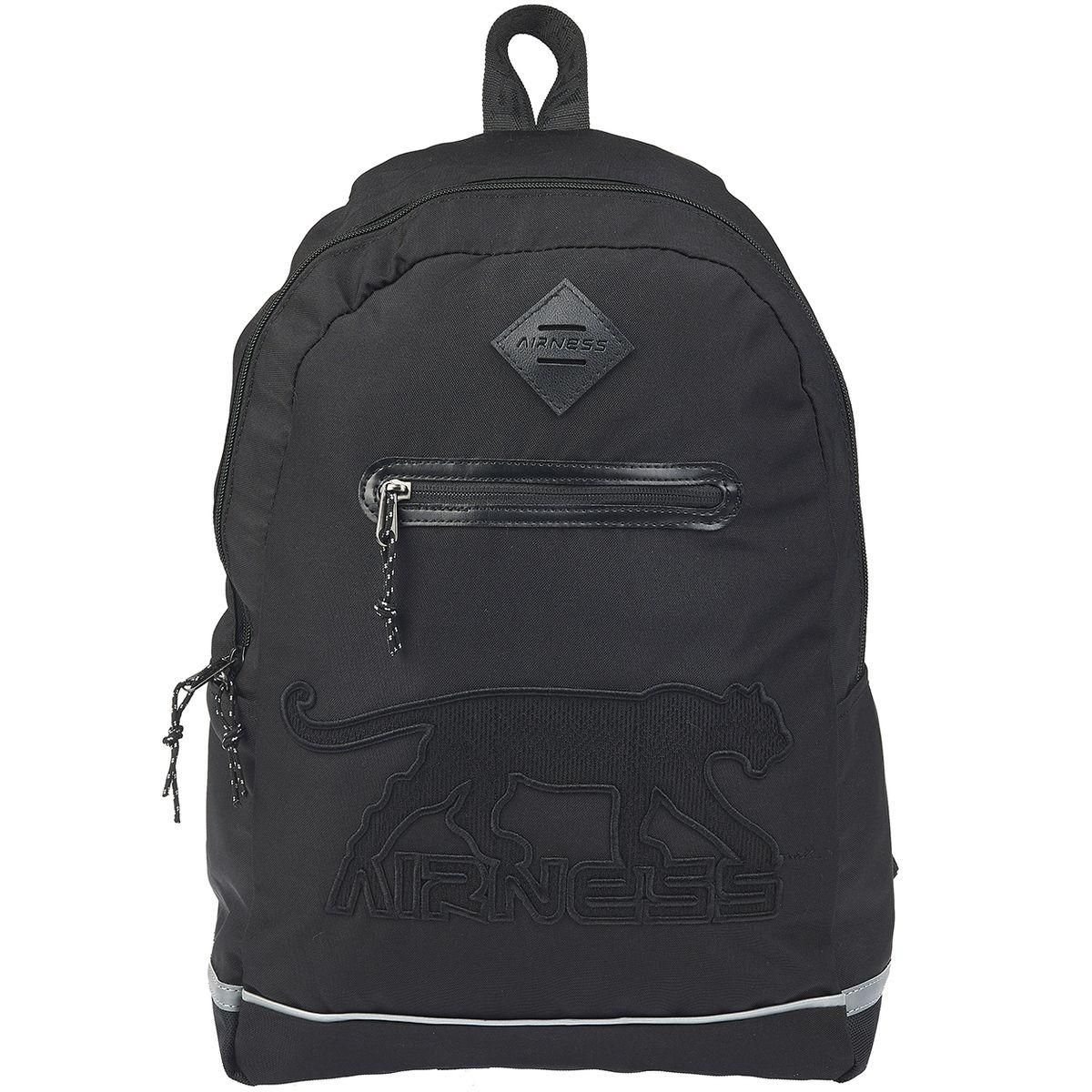 AIRNESS Sac à dos souple 1 compartiment noir 