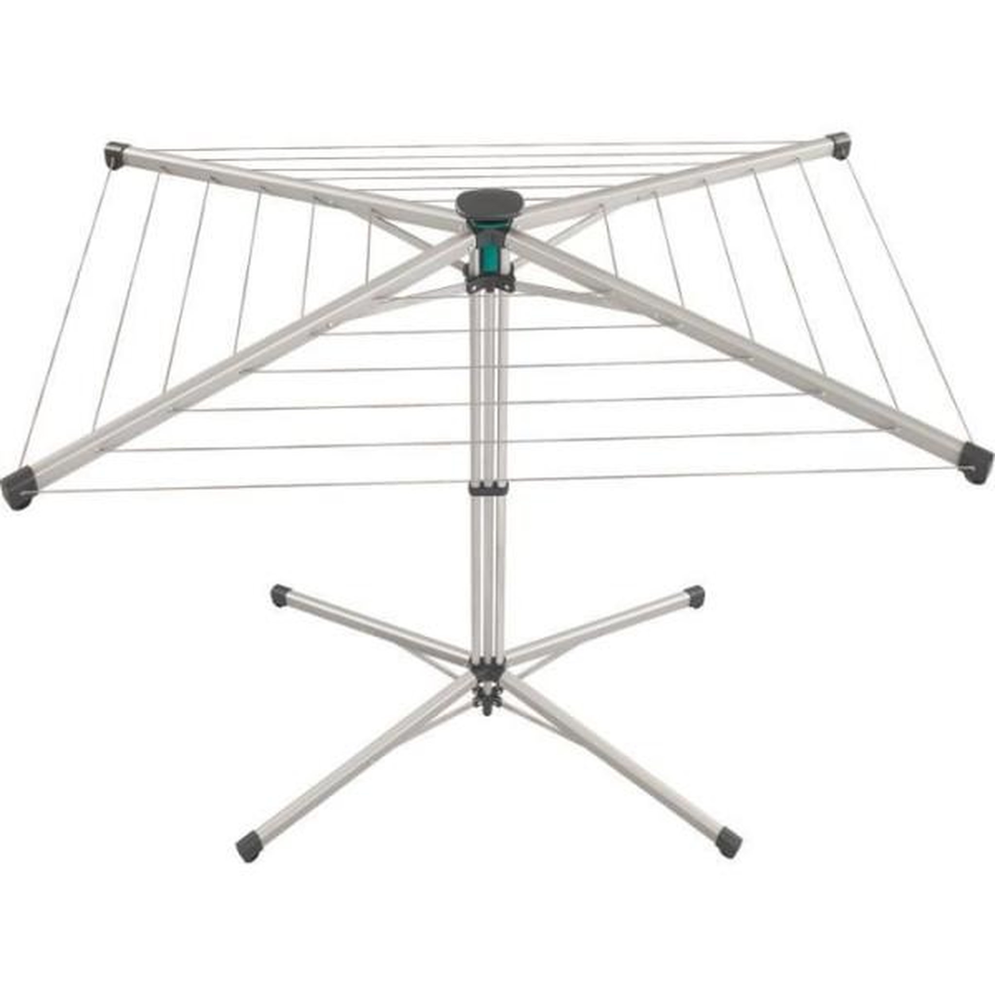 Voir la diapositive 3 : Leifheit Sèche-linge - Séchoir parapluie Leifheit 140 LinoPop-Up 82500, étendoir intérieur et extérieur avec 14m d'étendage, transport et rangemen
