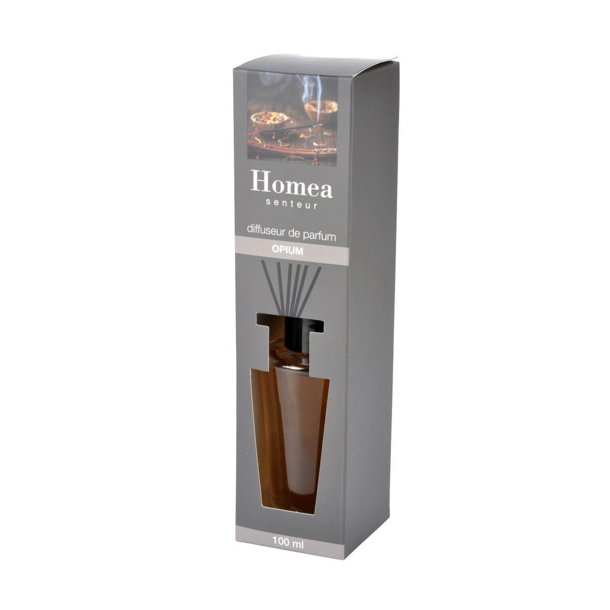 Voir la diapositive 2 : HOMEA Diffuseur de parfum  cône  100ml opium